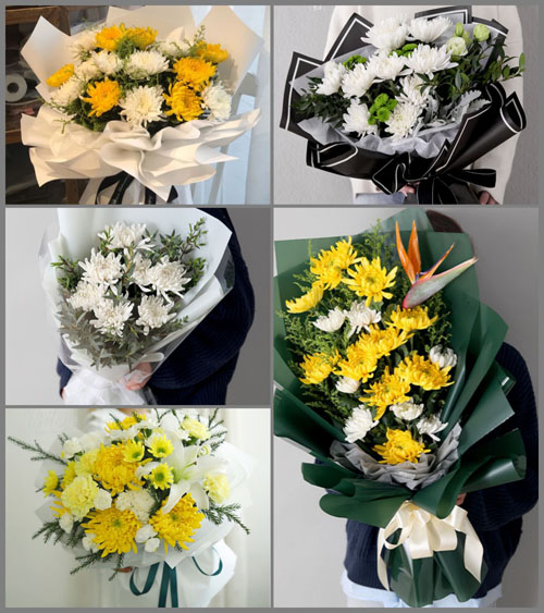 安徽滁州市定远县三和集镇后李村白事花束代送